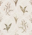 Fototapeta kwiaty w kratownicy Sandberg S10576 Louise Pastel Herbarium