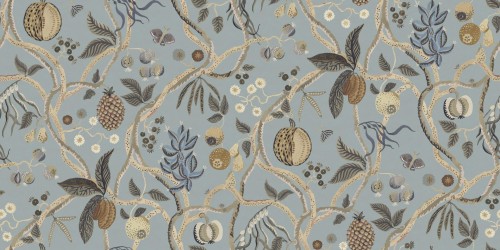 Fototapeta botaniczna Sandberg S10580 Tree of Life Mural Light Blue Herbarium