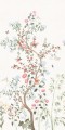 Fototapeta botaniczna w stylu chinoiserie Sandberg S10586 Eleonora Colorful Herbarium