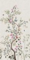Fototapeta botaniczna w stylu chinoiserie Sandberg S10587 Eleonora Green Herbarium