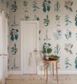 Fototapeta botaniczna vintage Sandberg S10589 Flora Blue Herbarium