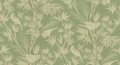 Fototapeta ptaki w bujnym bambusowym gaju Sandberg S10597 Celeste Mural Green Herbarium