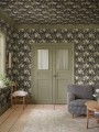Fototapeta kwiaty i motyle Sandberg S10600 Lilian Charcoal Herbarium