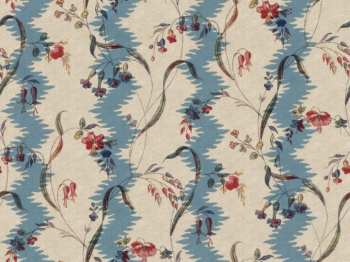 Fototapeta botaniczna Sandberg S10612 Beatrice Blue Herbarium