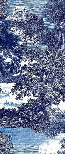 Mural krajobraz natury vintage Masureel DGSAL1023 Salcey Amazone