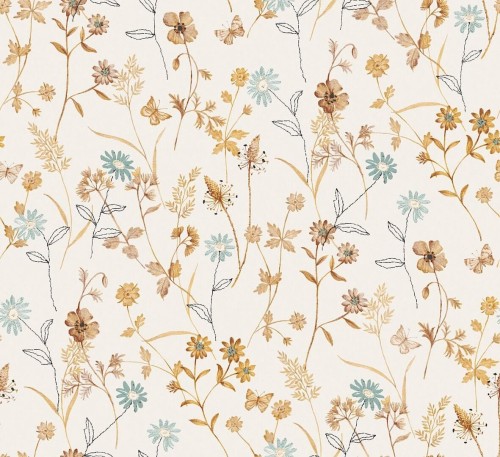 Tapeta polne kwiaty i motyle Masureel ZON104 Elysium Amazone