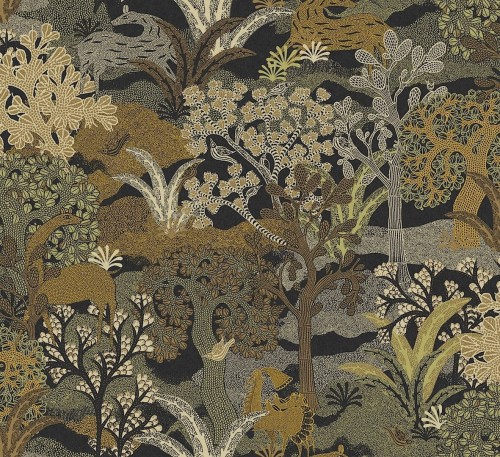 Tapeta artystyczna dżungla Masureel ZON505 Fabulo Amazone