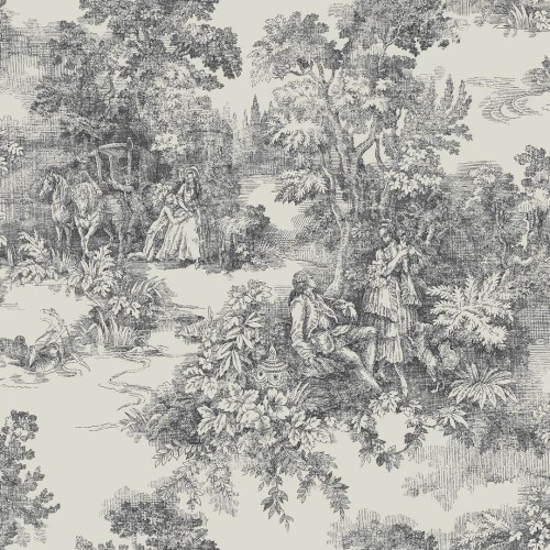Tapeta scenki rodzajowe Boras Tapeter 7766 Toile de Jouy Adorn
