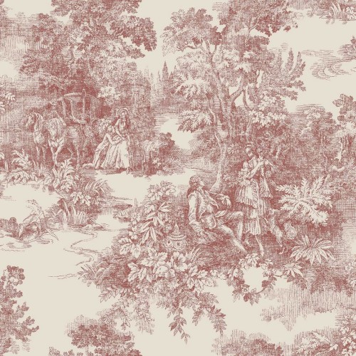 Tapeta scenki rodzajowe Boras Tapeter 7768 Toile de Jouy Adorn