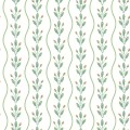 Tapeta roślinna falujące paski Boras Tapeter 7778 Flower Buds Adorn
