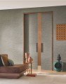 Tapeta płótno imitujące japońskie maty Casamance 75345406 Tatami Le Jacquard