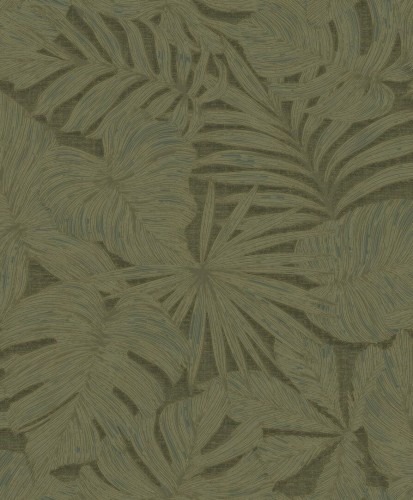 Tapeta tropikalne liście Casadeco VEGE 86437887 Granada Vegetals