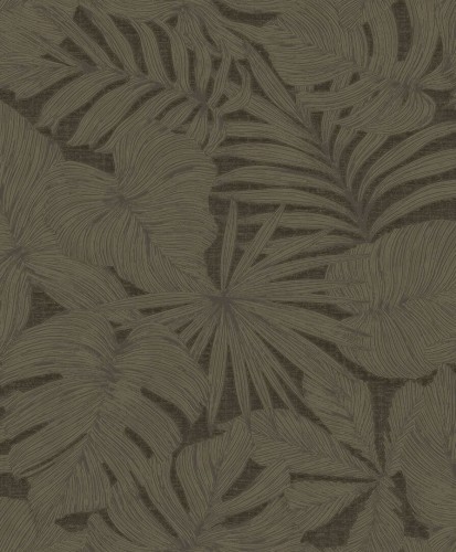 Tapeta tropikalne liście Casadeco VEGE 86439505 Granada Vegetals