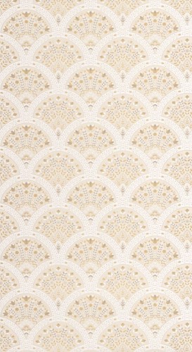 Tapeta eleganckie wachlarze z kwiatami Casadeco HETA 201191324 Wallace Heritage