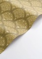 Tapeta eleganckie wachlarze z kwiatami Casadeco HETA 201192510 Wallace Heritage