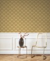 Tapeta eleganckie wachlarze z kwiatami Casadeco HETA 201192510 Wallace Heritage