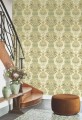 Tapeta vintage z roślinami i ptakami Casadeco HETA 201227293 Whisper Heritage