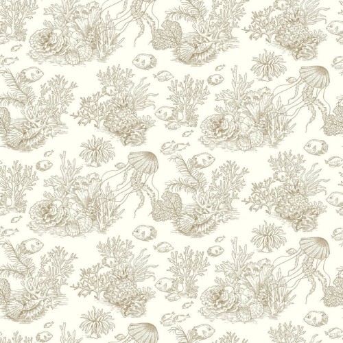 Tapeta koralowce i ryby Casadeco SEAS 201471515 Cote Sauvage Seaside