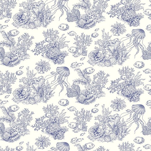 Tapeta koralowce i ryby Casadeco SEAS 201476446 Cote Sauvage Seaside
