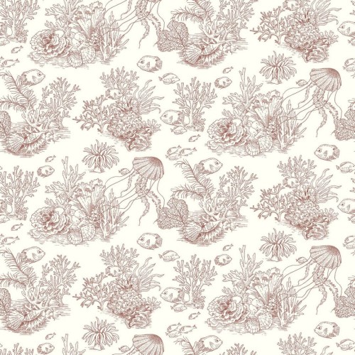 Tapeta koralowce i ryby Casadeco SEAS 201478338 Cote Sauvage Seaside