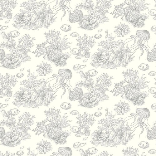 Tapeta koralowce i ryby Casadeco SEAS 201479101 Cote Sauvage Seaside
