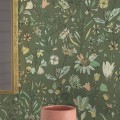 Tapeta kwiaty i liście Caselio AOB 103007381 Jardin de Giverny Art of Botany