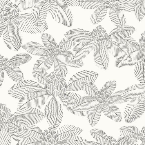 Tapeta kwiaty i liście lotosu Caselio AOB 106650956 Lotus Art of Botany