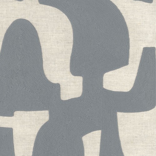 Tapeta tekstylna z haftowanym wzorem Casamance 71630230 Monodie Linessence 2