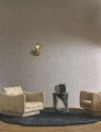 Tapeta tekstylna z lnianą strukturą Casamance 71640235 Serenite Sensation