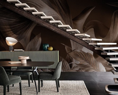 Fototapeta abstrakcyjne liście London Art 25009-01 Sandstone Dreams Exclusive Wallpaper 2025