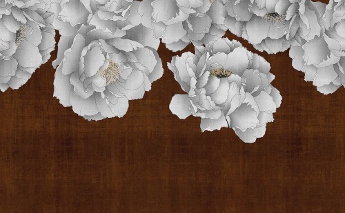Fototapeta rysowane kwiaty London Art 25041-03 Oriental Flowers Exclusive Wallpaper 2025