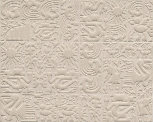 Tapeta tekstylna 3D etniczna Arte Chimu 23901 Terra