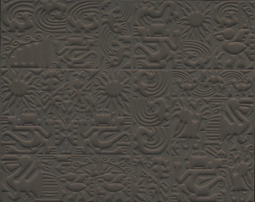 Tapeta tekstylna 3D etniczna Arte Chimu 23904 Terra