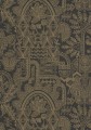 Tapeta metaliczna w orientalnym charakterze Arte Joie 30811 Embleme