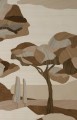 Mural naturalny fornir z motywem drzew Arte Under The Sycamore Tree 30820 Embleme