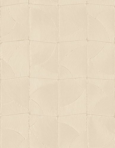 Tapeta o organicznych kształtach z jutowego sznurka Arte Atlas 60780 Tali