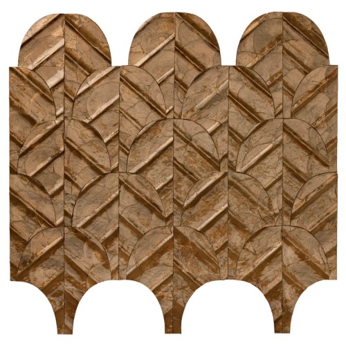 Tapeta z muszli Capiz ze wzorem łuków Arte Abalone 70322 Luster