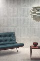 Tapeta z muszli Capiz z geometrycznym wzorem Arte Cornice 70330 Luster