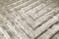 Tapeta z muszli Capiz z geometrycznym wzorem Arte Cornice 70331 Luster