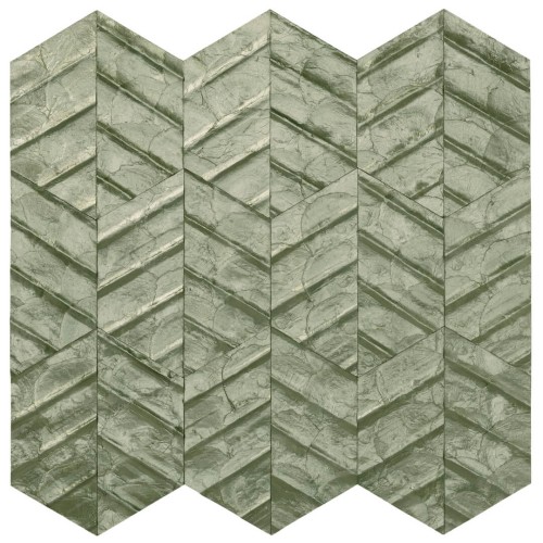 Tapeta z muszli Capiz z geometrycznym wzorem Arte Lucea 70312 Luster