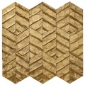 Tapeta z muszli Capiz z geometrycznym wzorem Arte Lucea 70313 Luster