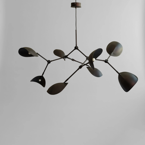Nowoczesna lampa wisząca 251027 Stingray Chandelier – Burned Black (5m) 101 Copenhagen