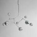 Nowoczesna lampa wisząca 249018 Drop Chandelier Globe – Chrome (5m) 101 Copenhagen. 