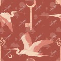 Fototapeta czaple Inkiostro Bianco HERON'S FLIGHT INKIINI2504 Inkids