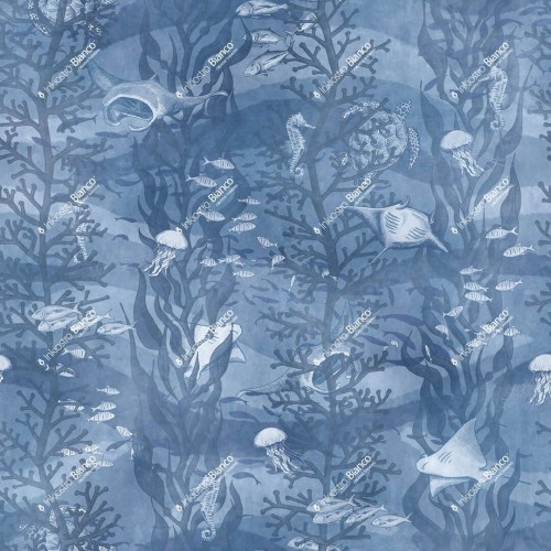 Fototapeta podwodny świat natury Inkiostro Bianco KELP INKLIOI2502 Inkids