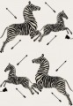 Tapeta naturalna w zebry J&V 26006 Zebras Scalamandre