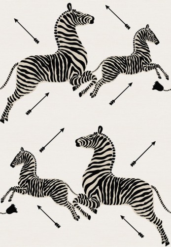Tapeta naturalna w zebry J&V 26006 Zebras Scalamandre
