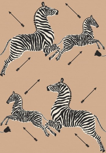 Tapeta naturalna w zebry J&V 26007 Zebras Scalamandre