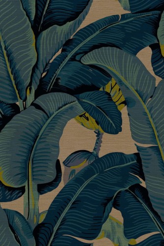 Tapeta naturalna w liście bananowca J&V 26014 Hinson Palm Scalamandre