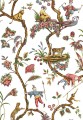 Tapeta botaniczna w stylu chinoiserie J&V 26025 Chinoise Exotique Scalamandre